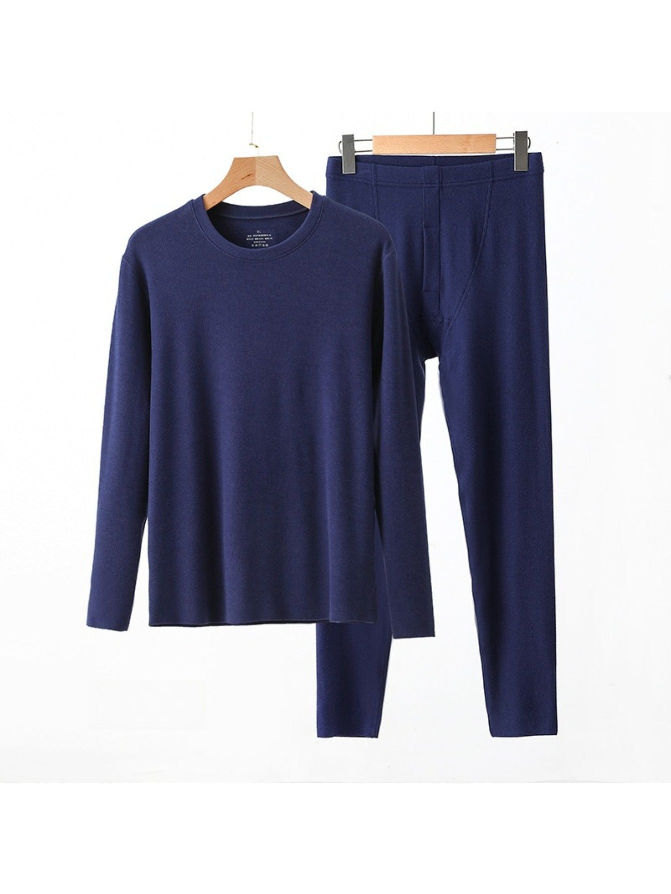 Men's Thermal Underwear Set - Winter Fleece-Lined Seamless Base Layer, Heat-Retaining Long Johns Top & Bottom MIRAFASH