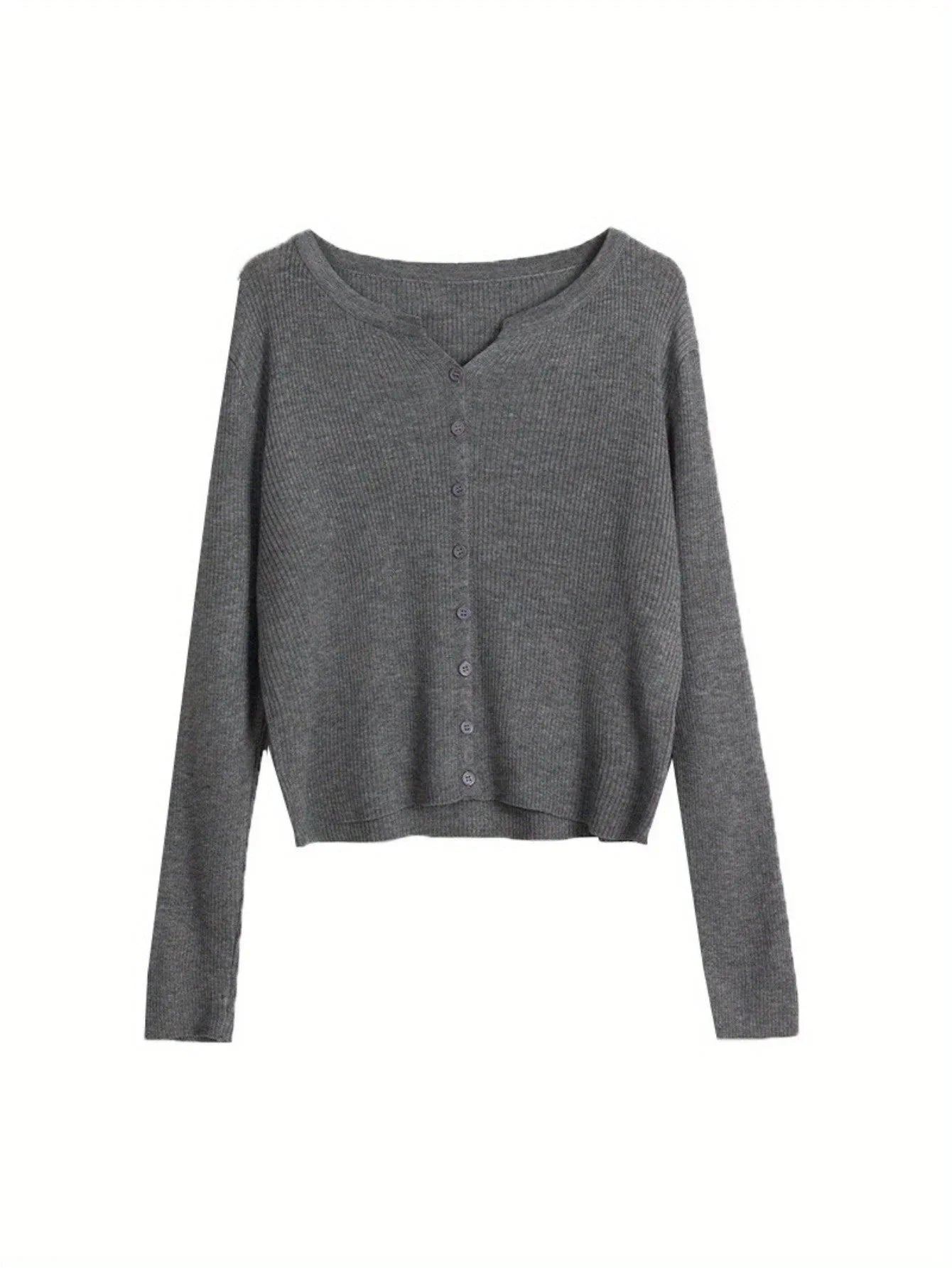 Women'S Lightweight Cardigan - Slim Fit Button-Front Sweater Jacket, Long Sleeve Layering Piece for Spring/Fall/Summer, Office to Party Outfits - Easy Care Chic Outerwear, Casual Wear, Ribbed Texture, Comfortable Wear, Stylish Coverup, Fashion Lovers MIRAFASH