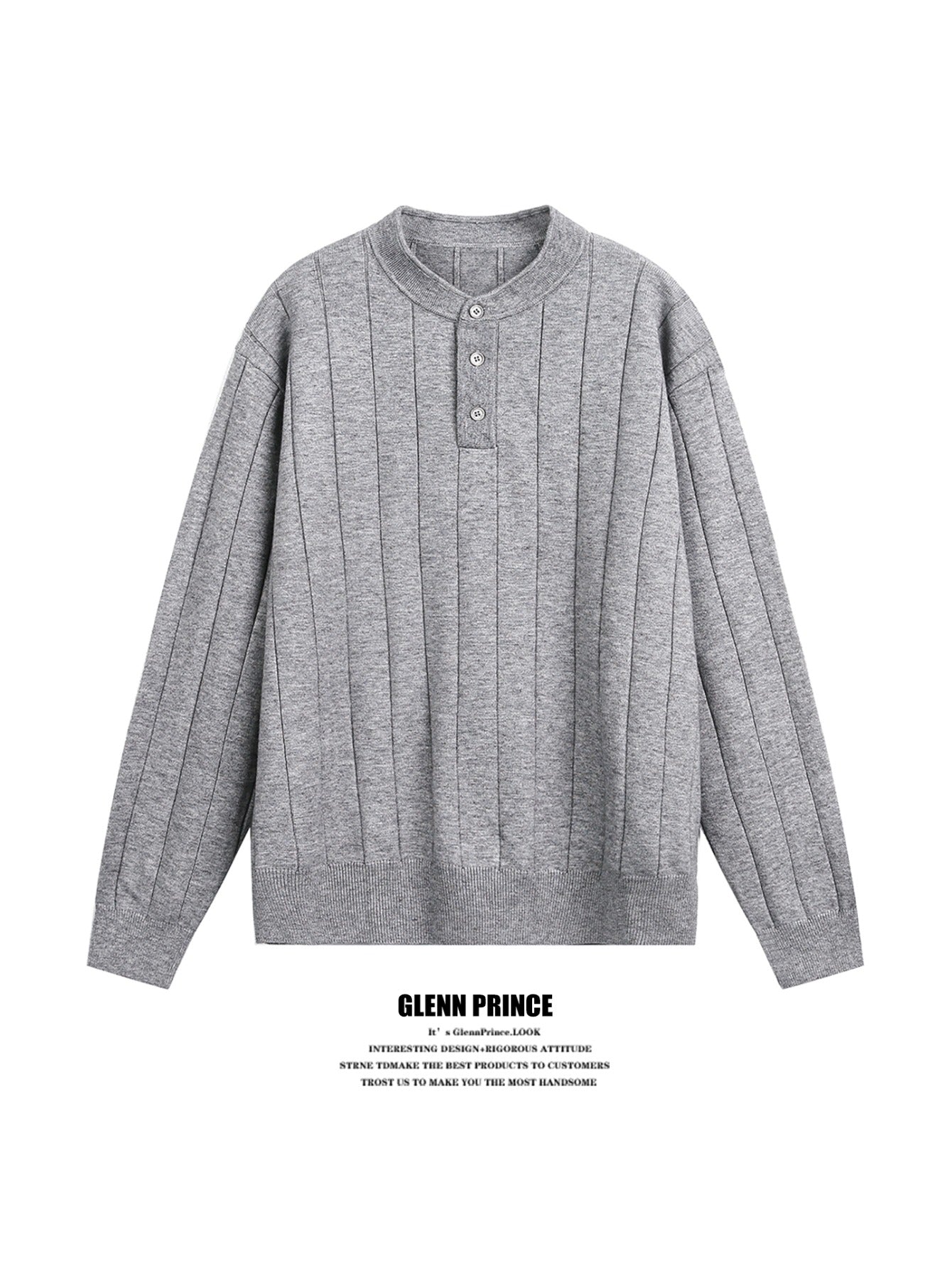 Men's Plus Size Cardigan Sweater – Warm Slim Fit Knitwear Jacket, Business Casual Outerwear MIRAFASH