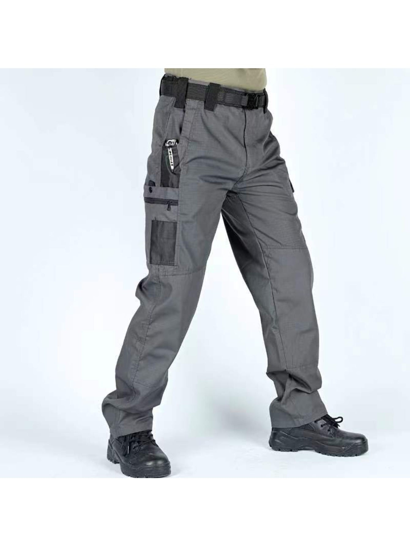 Men's Tactical Cargo Pants – Outdoor Ripstop Scratch-Resistant Combat Trousers, Plus Size Durable Assault Work Pants MIRAFASH
