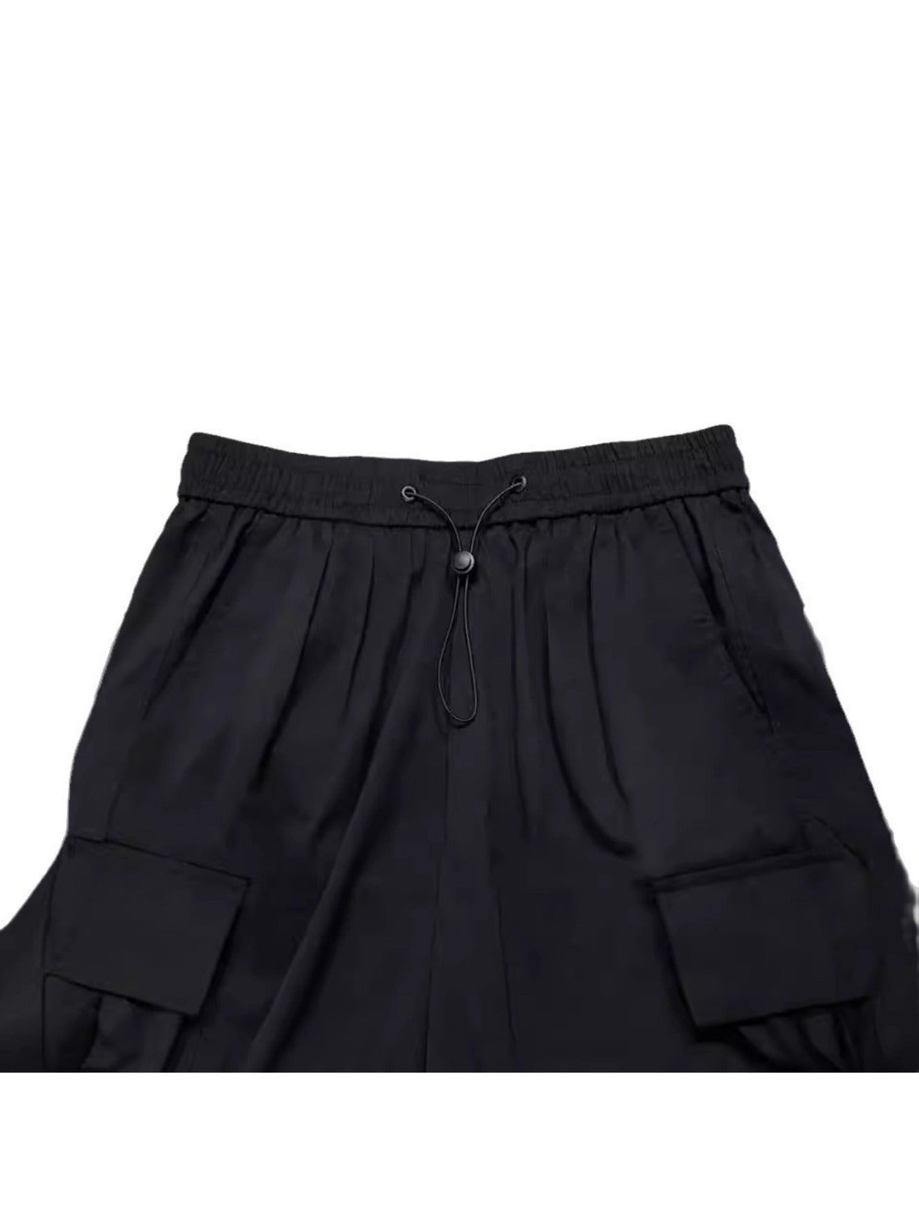 Men's Quick-Dry Cargo Pants - Summer Parachute Trousers, High-Waist Wide-Leg Casual Athletic Long Pants MIRAFASH