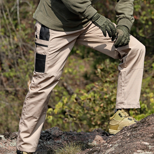 Men's Tactical Cargo Pants – Outdoor Ripstop Scratch-Resistant Combat Trousers, Plus Size Durable Assault Work Pants MIRAFASH