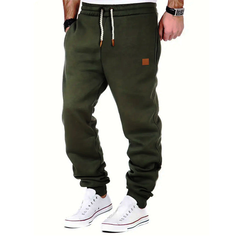 Men's Fleece Sweatpants - Hip Hop Loose Fit Joggers Casual Sports Long Pants Spring Autumn Winter Fashion Streetwear MIRAFASH