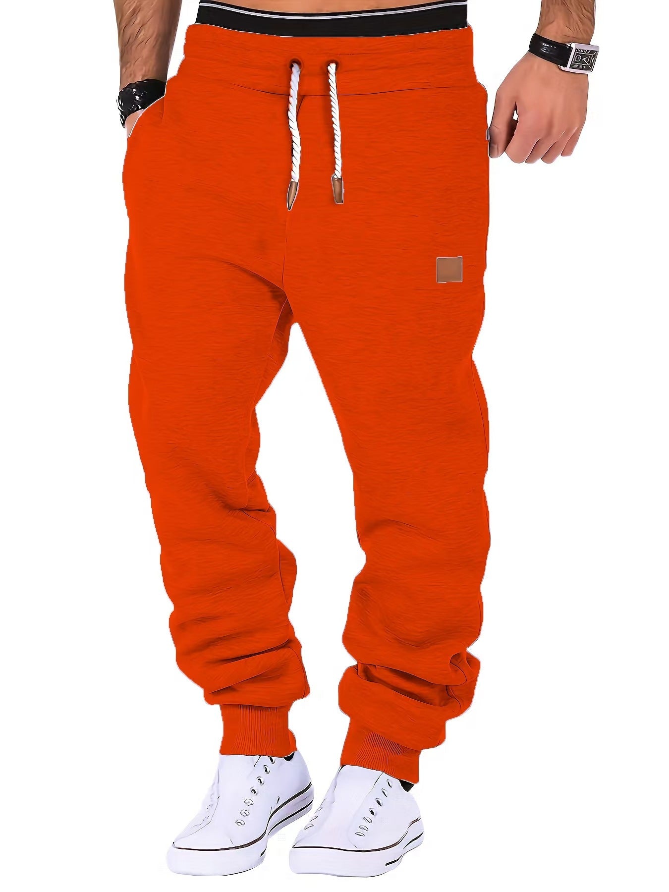 Men's Fleece Sweatpants - Hip Hop Loose Fit Joggers Casual Sports Long Pants Spring Autumn Winter Fashion Streetwear MIRAFASH