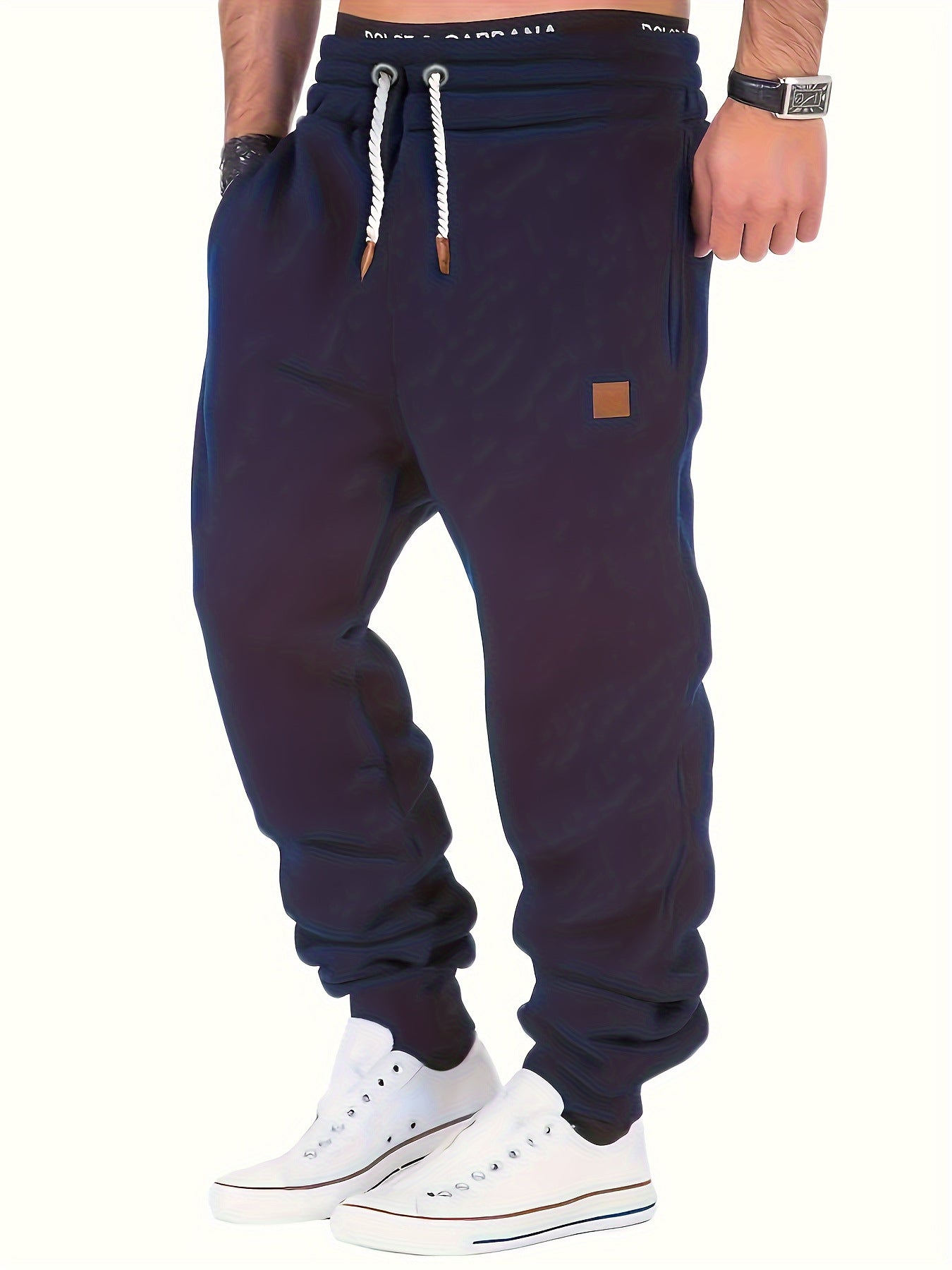 Men's Fleece Sweatpants - Hip Hop Loose Fit Joggers Casual Sports Long Pants Spring Autumn Winter Fashion Streetwear MIRAFASH
