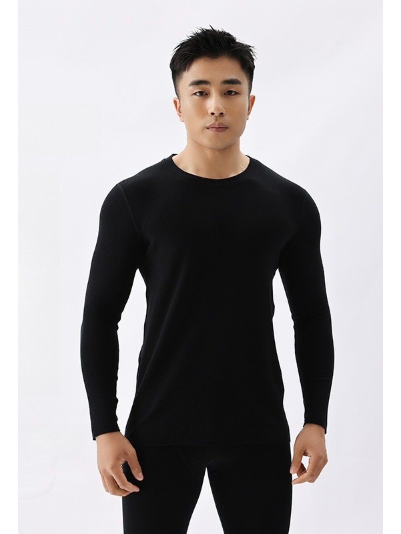 Men's Thermal Underwear Set - Winter Fleece-Lined Seamless Base Layer, Heat-Retaining Long Johns Top & Bottom MIRAFASH