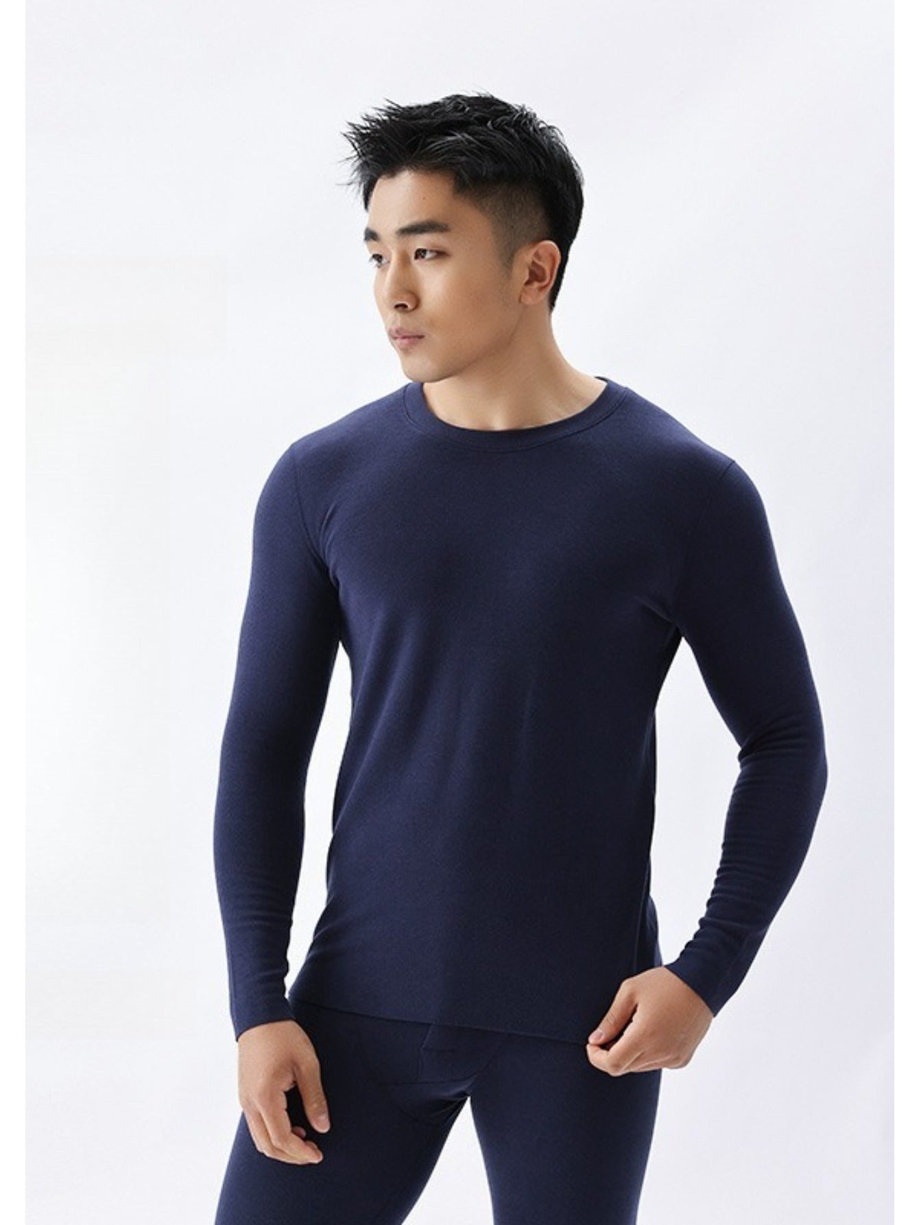 Men's Thermal Underwear Set - Winter Fleece-Lined Seamless Base Layer, Heat-Retaining Long Johns Top & Bottom MIRAFASH